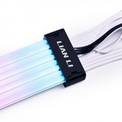 Видео карта LIAN LI Удължителен RGB кабел  Strimer Plus V2, 16-Pin 12VHPWR към 3x8-Pin за RTX 40-та серия, 108 LED
