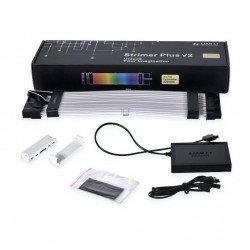 Видео карта LIAN LI Удължителни RGB кабели  Strimer Plus V2, 24-PIN, RGB, PCIe
