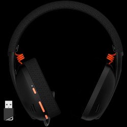Слушалки CANYON Ego GH-13, Gaming BT headset, +virtual 7.1 support in 2.4G mode, with chipset BK3288X, BT version 5.2, cable 1.8M, size: 198x184x79mm, Black