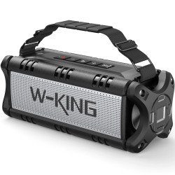 Колонка W-King Блутут мобилна колонка Bluetooth Speaker - D8 Black - 50W