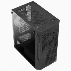 Кутии и Захранвания AEROCOOL кутия Case mATX - Trinity Mini-G-BK-v3 - 3 fans included, Tempered Glass