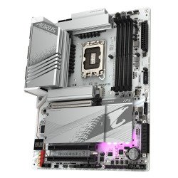Дънна платка GIGABYTE Z790 AORUS ELITE AX ICE LGA 1700, PCIe 5.0, ATX, Wi-Fi 6E, RGB Fusion, DDR5