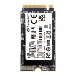 SSD Твърд диск TRANSCEND 2TB, M.2 2242, PCIe Gen4x4, NVMe, 3D TLC, DRAM-less