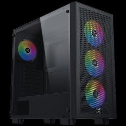 Кутии и Захранвания XIGMATEK Gaming Z Pro EN41761 Black, E-ATX/ATX/M-ATX/MINI ITX, USB3.0 X1, USB2.0 X2, HD AUDIO, Metal Meshed FP & Left TG,4PCS Z20A & Galaxy II Fan Control Kit