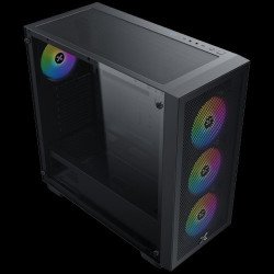 Кутии и Захранвания XIGMATEK Gaming Z Pro EN41761 Black, E-ATX/ATX/M-ATX/MINI ITX, USB3.0 X1, USB2.0 X2, HD AUDIO, Metal Meshed FP & Left TG,4PCS Z20A & Galaxy II Fan Control Kit