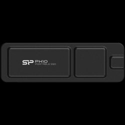 Външни твърди дискове SILICON POWER PX10 1TB Portable SSD USB 3.2 Gen2, R/W: up to 1050MB/s; 1050MB/s, Black, EAN: 4713436156345