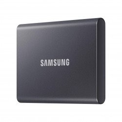 Външни твърди дискове SAMSUNG Външен SSD Samsung T7 Titan Grey SSD 2000GB USB-C, Сив