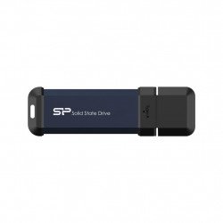 Външни твърди дискове SILICON POWER Външен SSD Silicon Power MS60 Blue, 1TB, USB-A 3.2 Gen2