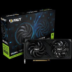 Видео карта PALIT RTX 4070 Super Dual 12GB GDDR6X, 192 bit, 1x HDMI 2.1a, 3x DP 1.4a, 2 Fan, 1x 16-pin Power connector, recommended PSU 750W, NED407S019K9-1043D