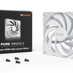 Охладител / Вентилатор be quiet! вентилатор Fan 140mm - Pure Wings 3 140mm PWM high-speed White