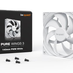 Охладител / Вентилатор be quiet! вентилатор Fan 140mm - Pure Wings 3 140mm PWM White