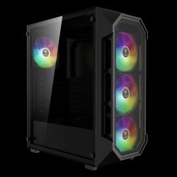 Кутии и Захранвания GAMDIAS кутия Case ATX - AURA GC1 Elite - Mesh, RGB, Tempered Glass