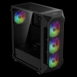 Кутии и Захранвания GAMDIAS кутия Case ATX - AURA GC1 Elite - Mesh, RGB, Tempered Glass