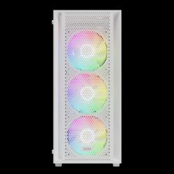 Кутии и Захранвания GAMDIAS кутия Case ATX - AURA GC2 Elite White - Mesh, RGB, Tempered Glass