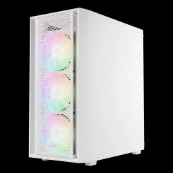 Кутии и Захранвания GAMDIAS кутия Case ATX - AURA GC2 Elite White - Mesh, RGB, Tempered Glass