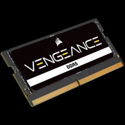 RAM памет за лаптоп CORSAIR DDR5, 4800MT/s 16GB 1x16GB SODIMM, Unbuffered, 40-40-40-77, Black PCB, Std PMIC, 1.1V, VENGEANCE DDR5 SODIM, EAN:0840006662235