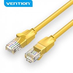 Кабел / Преходник Vention Кабел LAN UTP Cat.6 Patch Cable - 1M Yellow - IBEYF