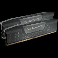 RAM памет за настолен компютър CORSAIR DDR5, 64GB (2x32GB) VENGEANCE DDR5 6000, CL38-44-44-96, 1.35V Std PMIC Intel XMP Memory - Black