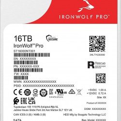 Хард диск SEAGATE IronWolf ST16000NT001, 16TB, 256MB Cache, SATA 6.0Gb/s