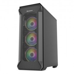 Кутии и Захранвания GENESIS Gaming PC Case IRID 505 ARGB V2 Midi Tower Window Black