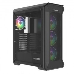 Кутии и Захранвания GENESIS Gaming PC Case IRID 505 ARGB V2 Midi Tower Window Black