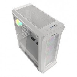 Кутии и Захранвания GENESIS Gaming PC Case IRID 505 ARGB V2 Midi Tower Window White