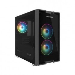 Кутии и Захранвания GENESIS PC Case Irid 353 ARGB MATX Mini Tower Window, Black