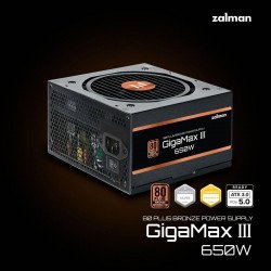 Кутии и Захранвания ZALMAN захранване PSU GigaMax III ATX 3.0 650W Bronze - ZM650-GV3