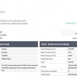 Кутии и Захранвания ZALMAN захранване PSU TeraMax ATX 3.0 850W Gold - ZM850-TMX2