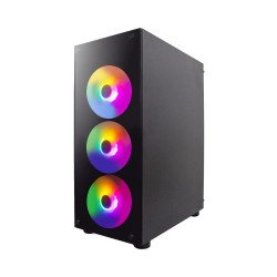 Кутии и Захранвания 1STPLAYER Кутия Case ATX - Fire Dancing V3-B RGB - 4 fans included