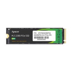 SSD Твърд диск Apacer диск SSD M.2 PCIe AS2280P4U, 2TB - AP2TBAS2280P4U-1