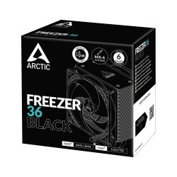 Охладител / Вентилатор ARCTIC охладител Freezer 36 Black - LGA1851/LGA1700/AM5