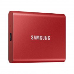 Външни твърди дискове SAMSUNG Външен SSD Samsung T7 Indigo Red SSD 500GB, USB-C, Червен