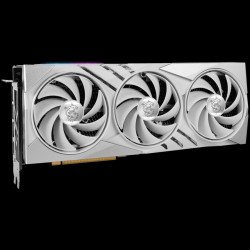 Видео карта MSI Video Card Nvidia GeForce RTX 4070 Ti SUPER 16G GAMING SLIM WHITE, 16GB GDDR6X, 256-bit, 21 Gbps Effective Memory Clock, 2670 MHz Boost, 8448 CUDA Cores, 3x DisplayPort 1.4a, HDMI 2.1, RAY TRACING, Triple Fan, 700W Recommended PSU, 3Y