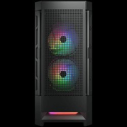 Кутии и Захранвания COUGAR Airface RGB, Mid Tower, 2x 140 1x120 ARGB Fans, RGB Button,  4mm Tempered Glass, Mini ITX / Micro ATX / ATX / CEB/ E-ATX, USB 3.0 x 2, USB 2.0 x 1, 4 Pole Headset Audio Jack x1