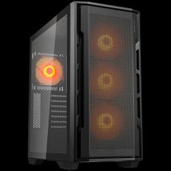 Кутии и Захранвания COUGAR Case Uniface RGB, Mid Tower, Mini ITX/Micro ATX / ATX / CEB / E-ATX, Type-C, USB 3.0 x 2, USB 2.0 x 1, Audio/Mic 3.5mm jack x 1, 120mm ARGB fan, Tempered glass, 230 x 493 x 475 (mm)