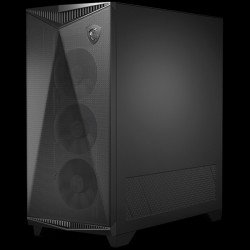 Кутии и Захранвания MSI MPG GUNGNIR 300P AIRFLOW, Mid-Tower, E-ATX/ATX/M-ATX/ITX, 2x USB 3.2 Gen 1 Type-A, 1x USB 3.2 Gen 2x2 Type-C, 1x Audio/1x Mic, ARGB Hub, 4x 120mm ARGB Fans, 1mm Perforated Front Panel, 3mm Tempered Glass