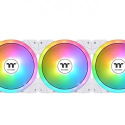 Охладител / Вентилатор THERMALTAKE SWAFAN EX12 ARGB PC Cooling Fan TT Premium Edition 3 Fan Pack White