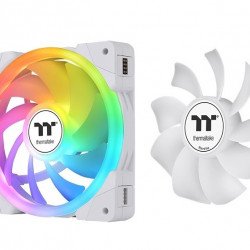 Охладител / Вентилатор THERMALTAKE SWAFAN EX14 ARGB PC Cooling Fan TT Premium Edition 3 Fan Pack White