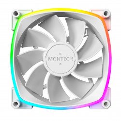 Охладител / Вентилатор Montech вентилатор RX120 PWM, REVERSE Fan, 120mm, ARGB, White