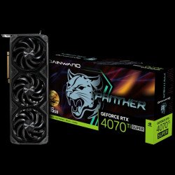 Видео карта GAINWARD GeForce RTX 4070Ti SUPER Panther OC, 16GB 256 bit, 1x HDMI 2.1, 3x DP 1.4a, 3 Fan, 1x 16-pin power connector, recommended PSU 750W, NED47TSS19T2-1043Z