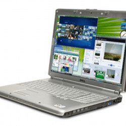 Лаптоп DELL Inspiron 1720, CORE 2 DUO T5450 Processor (1.60 GHz, 2M), 1GB DDR II, 160GB SATA, DVD-RW, 17